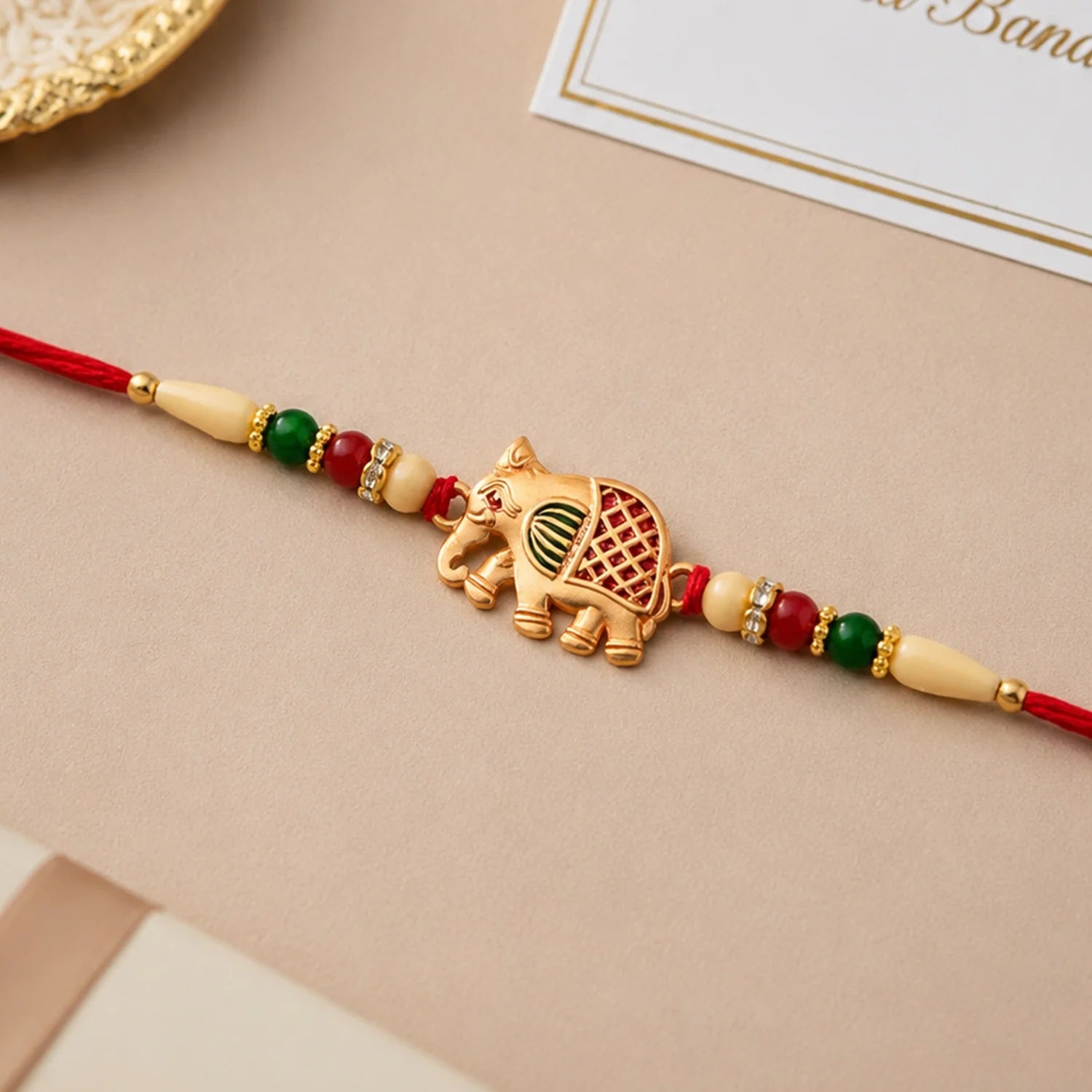 Elephant Rakhi – Handcrafted Traditional Design For Raksha Bandhan