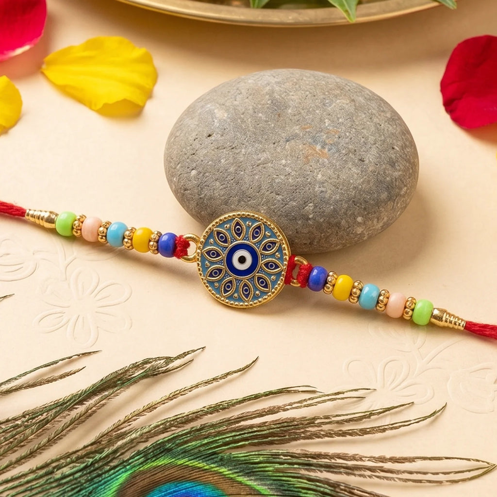 Evil Eye Mandala Rakhi – Symbol Of Love And Protection